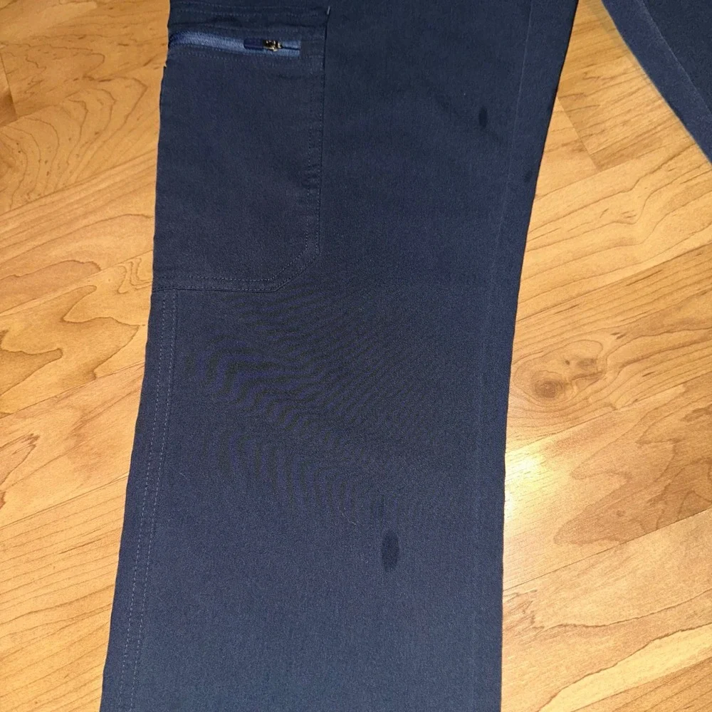 Figs Men Scrub Pants Cairo technical collection size small zip fly blue‎